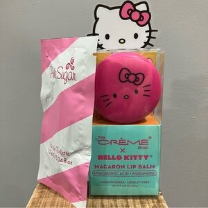 Hello Kitty Macaron Lip Balm and extra gift